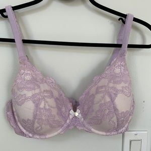 LILAC BODY BY VICTORIA SECRET BRA 34D